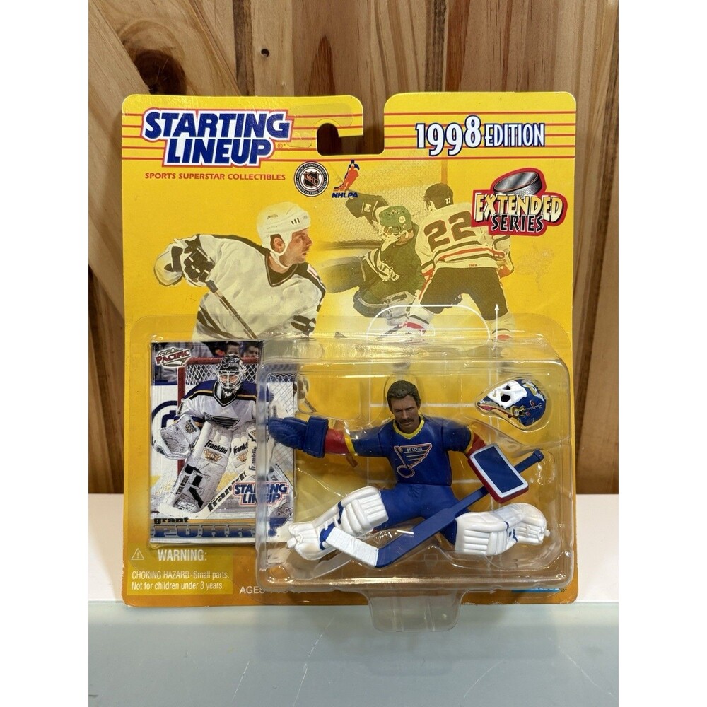 STARTING LINEUP NHL GRANT FUHR 1998 EXTENDED SERIES ST. LOUIS BLUES